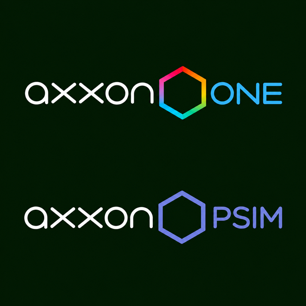 Λογότυπα Axxon One και Axxon PSIM